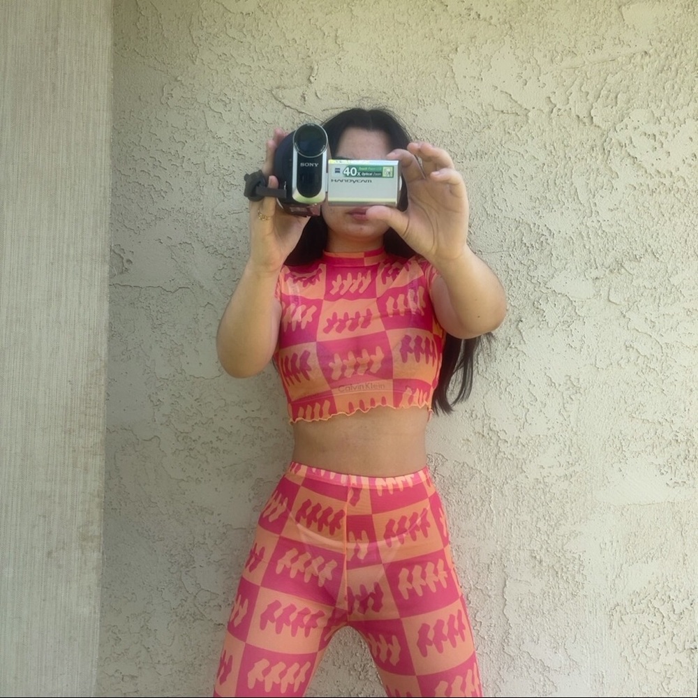 Inamorata inspired mesh pants